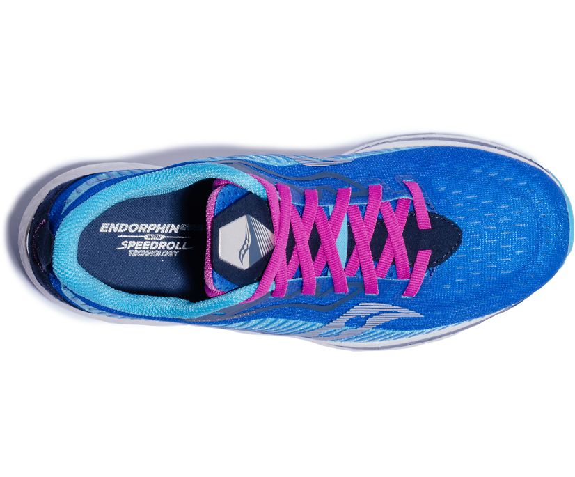 Saucony Endorphin Speed 2 Women's Running Shoes Blue / Pink | AU 118FDNM